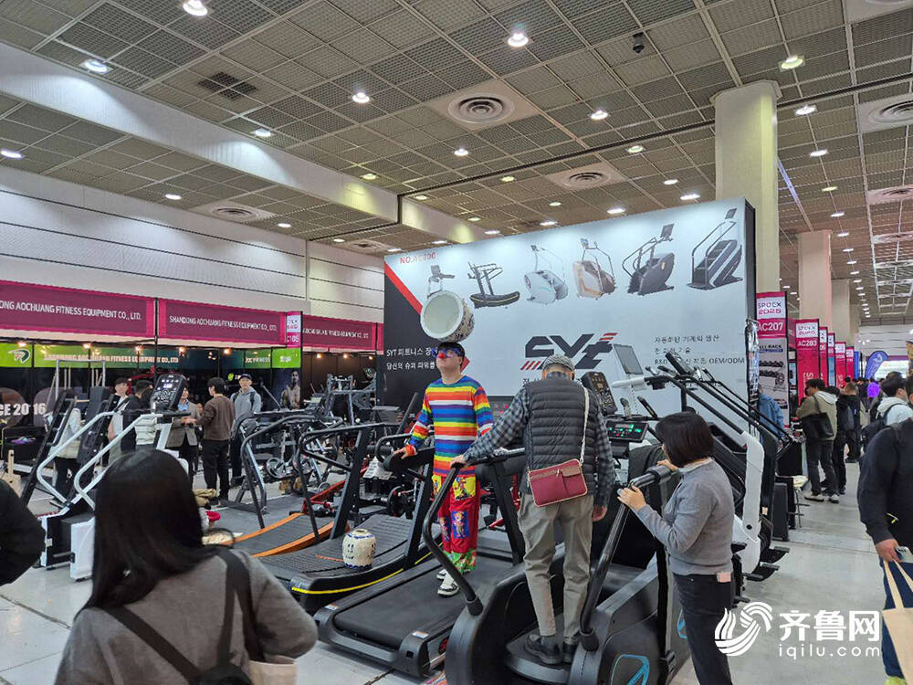 健身器材+杂技艺术！宁津企业“双名片”闪耀韩国展会(图1)