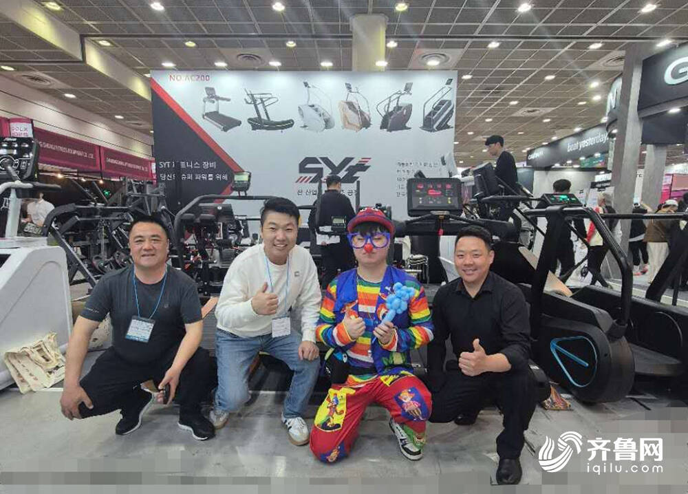 健身器材+杂技艺术！宁津企业“双名片”闪耀韩国展会(图3)