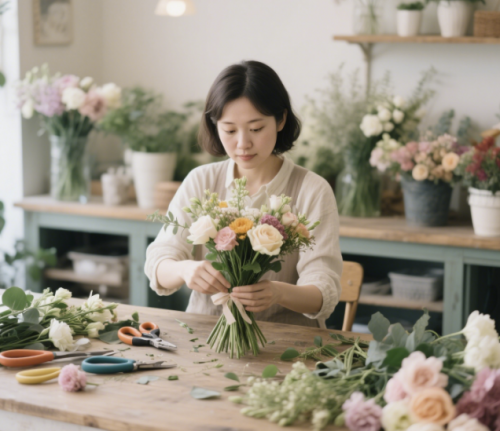 跟着方子文化学幸福：我的小花店成了温暖人心的“心灵花园”(图1)