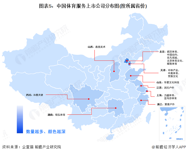 九游体育：【干货】2025年体育服务产业链全景梳理及区域热力地图(图5)