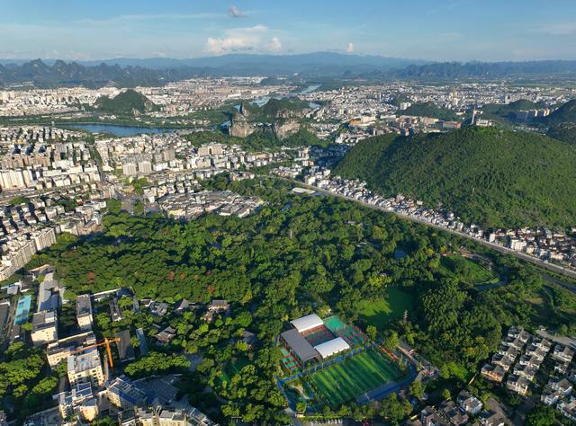 桂林这个体育公园正式开启服务！市民游客健身赏景两不误