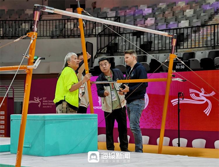 九游体育：印尼体操世锦赛明日启幕泰山体育以“中国智造”护航全球体操盛会_大众网(图3)