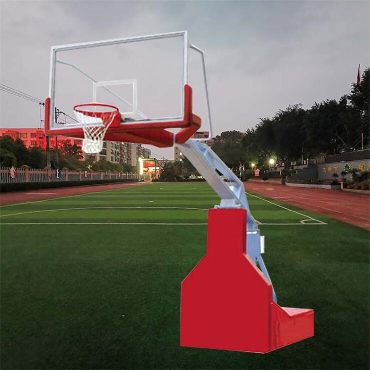 哈密标准篮球架吊式球框静电喷涂处理(图5)